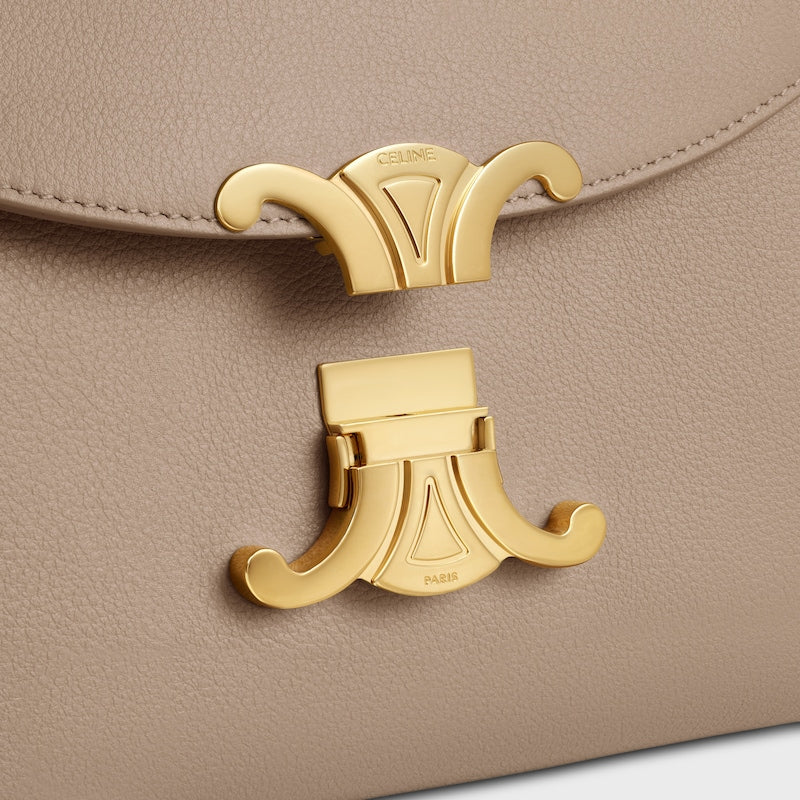Celine Inspired Teen Nino Bag in Supple Grained Calfskin