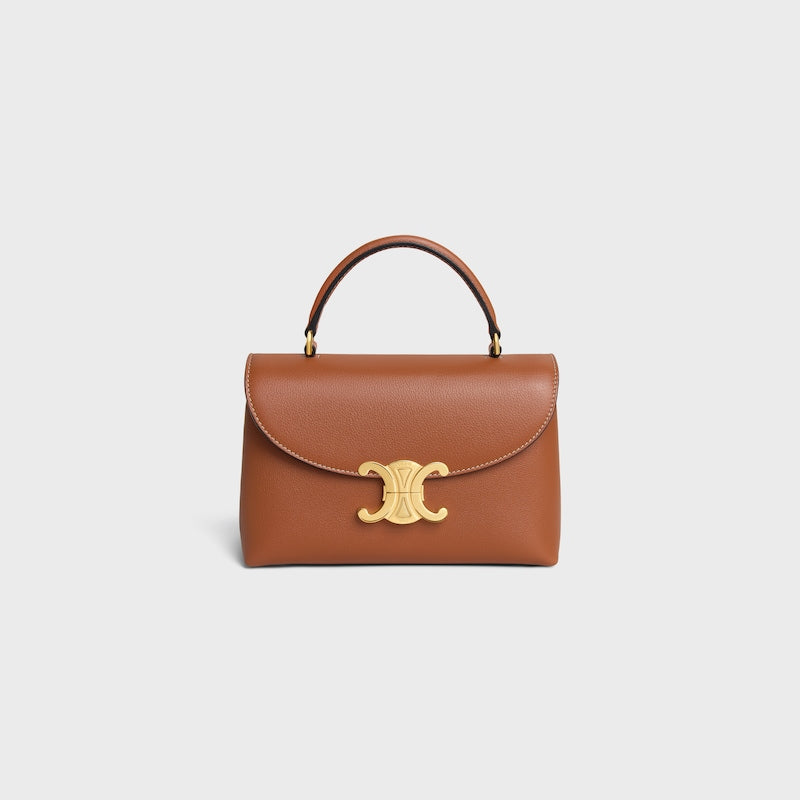 Celine Inspired Teen Nino Bag in Supple Grained Calfskin