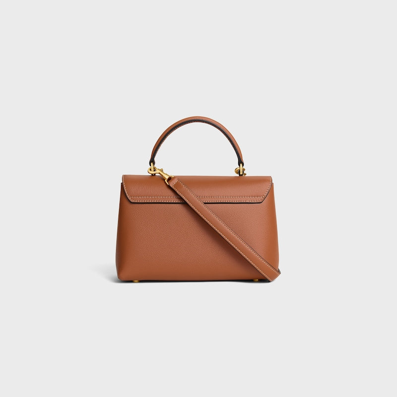 Celine Inspired Teen Nino Bag in Supple Grained Calfskin