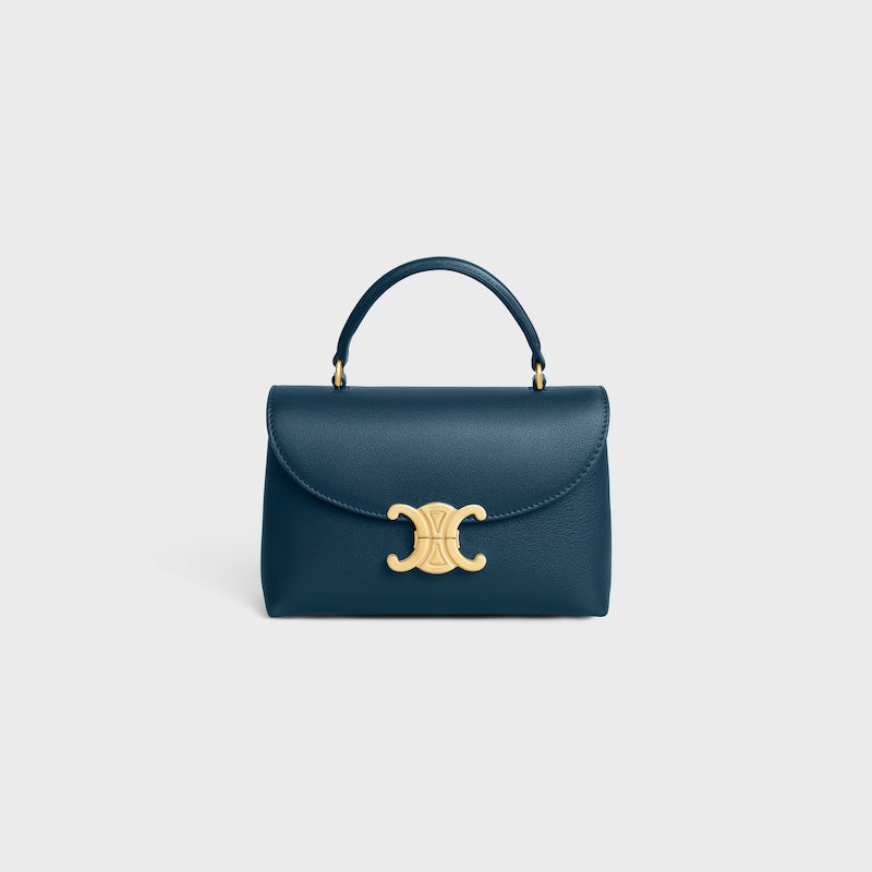 Celine Inspired Teen Nino Bag in Supple Grained Calfskin
