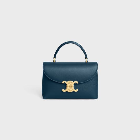 Celine Inspired Teen Nino Bag in Supple Grained Calfskin