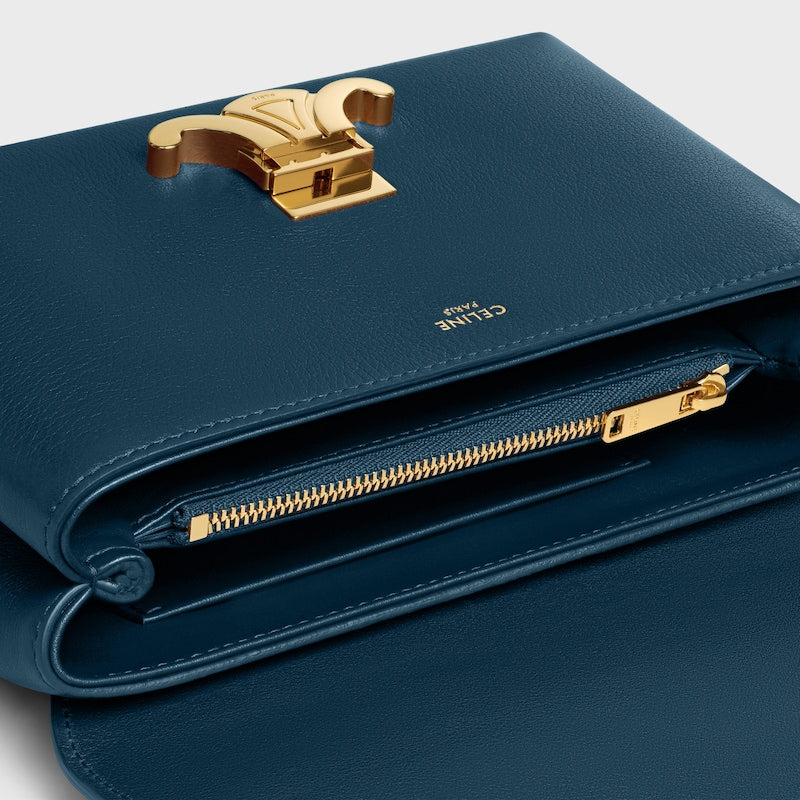 Celine Inspired Teen Nino Bag in Supple Grained Calfskin