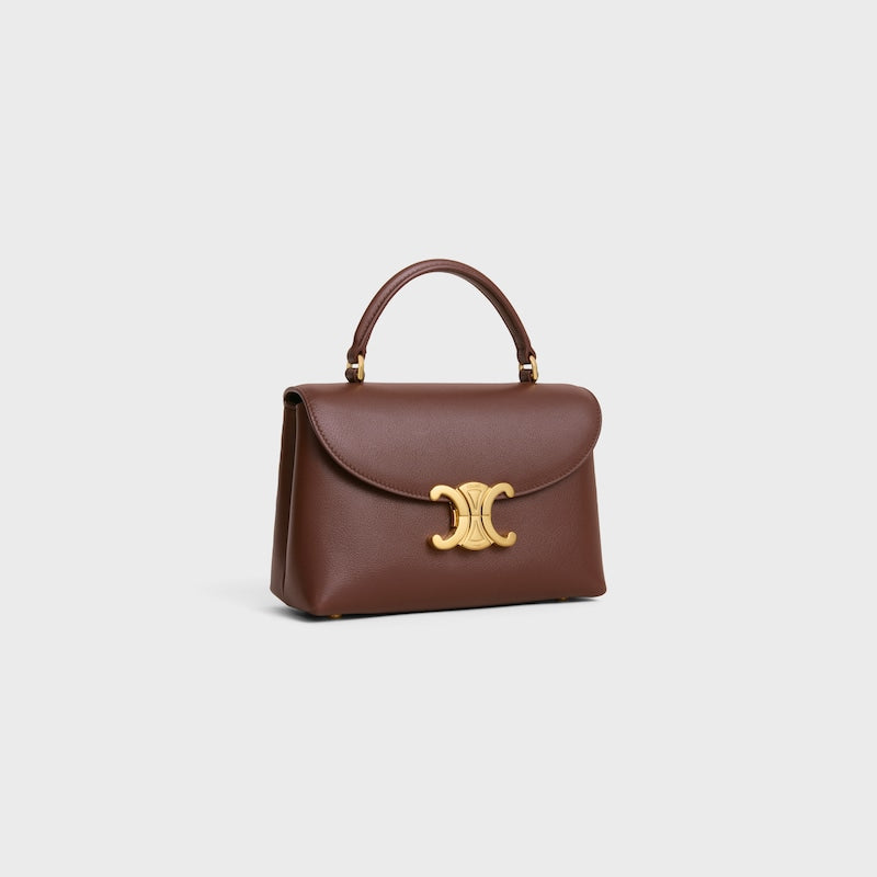Celine Inspired Teen Nino Bag in Supple Grained Calfskin