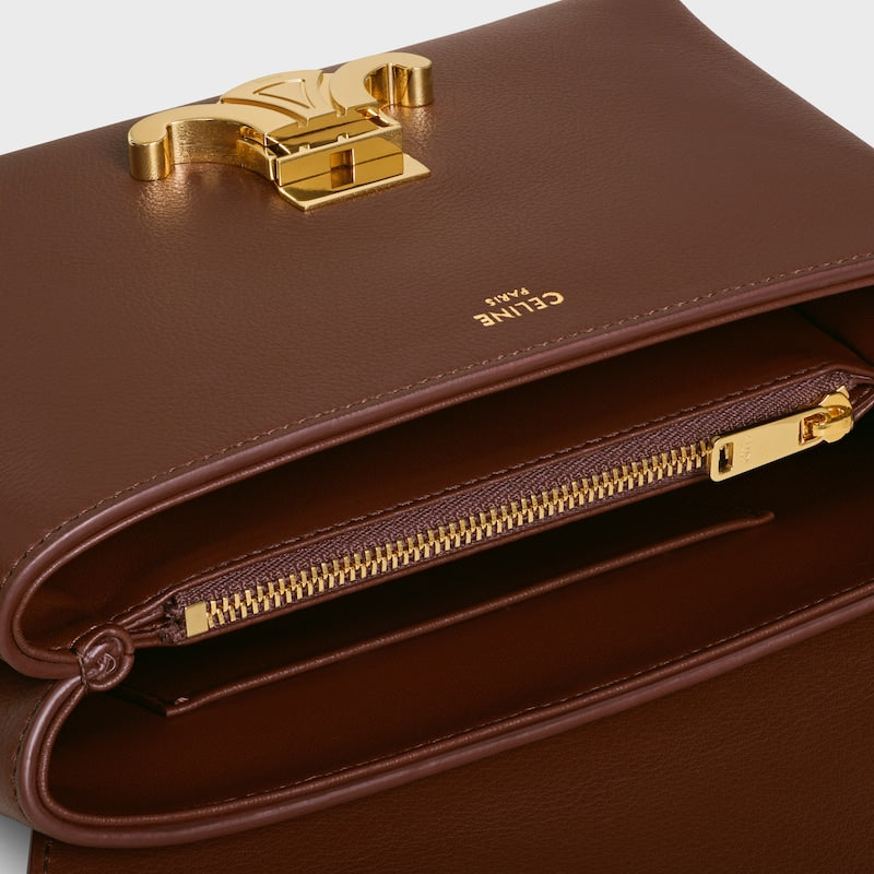 Celine Inspired Teen Nino Bag in Supple Grained Calfskin