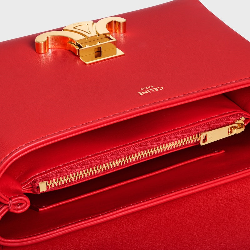 Celine Inspired Teen Nino Bag in Supple Grained Calfskin
