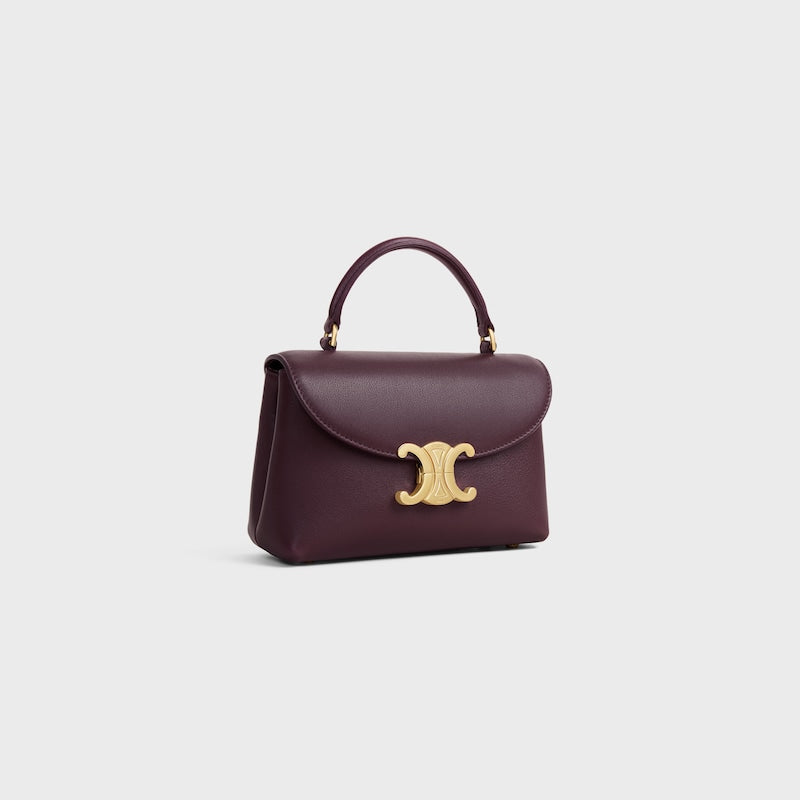 Celine Inspired Teen Nino Bag in Supple Grained Calfskin