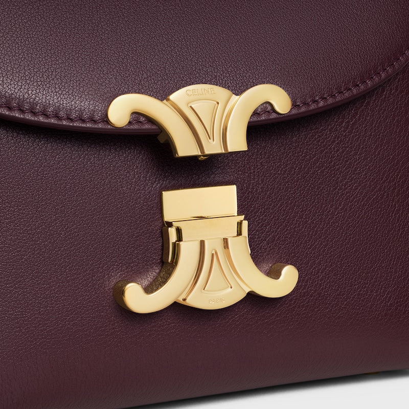 Celine Inspired Teen Nino Bag in Supple Grained Calfskin