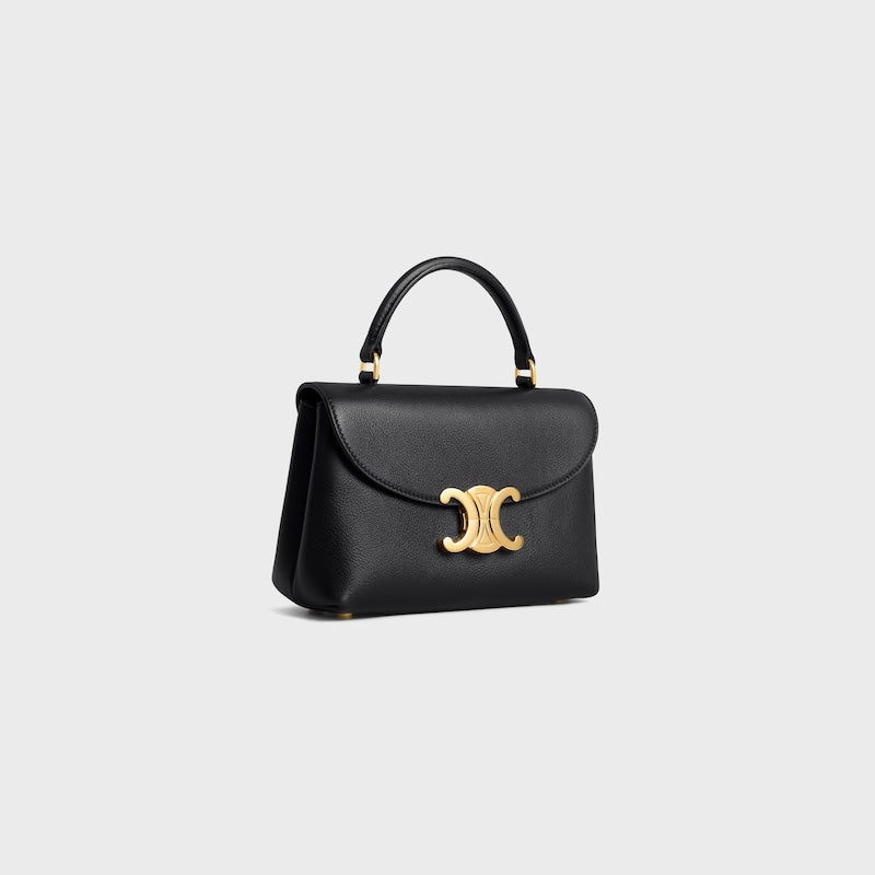 Celine Inspired Teen Nino Bag in Supple Grained Calfskin