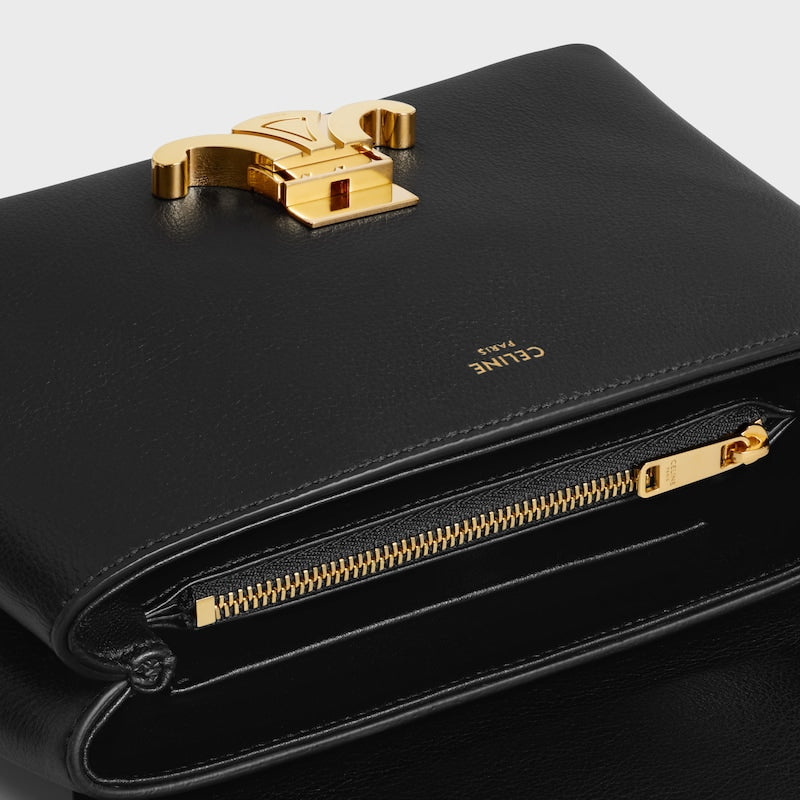 Celine Inspired Teen Nino Bag in Supple Grained Calfskin