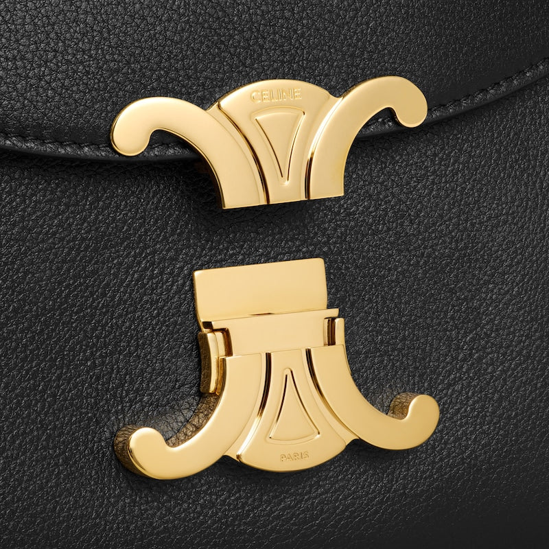 Celine Inspired Teen Nino Bag in Supple Grained Calfskin