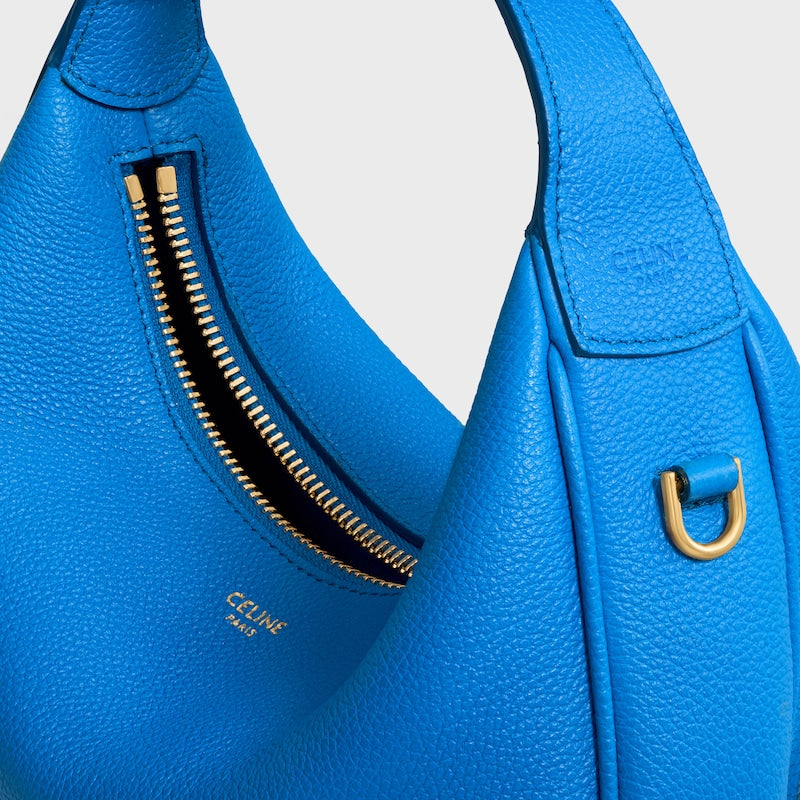 Celine Inspired Teen Lulu Bag in Grained Calfskin
