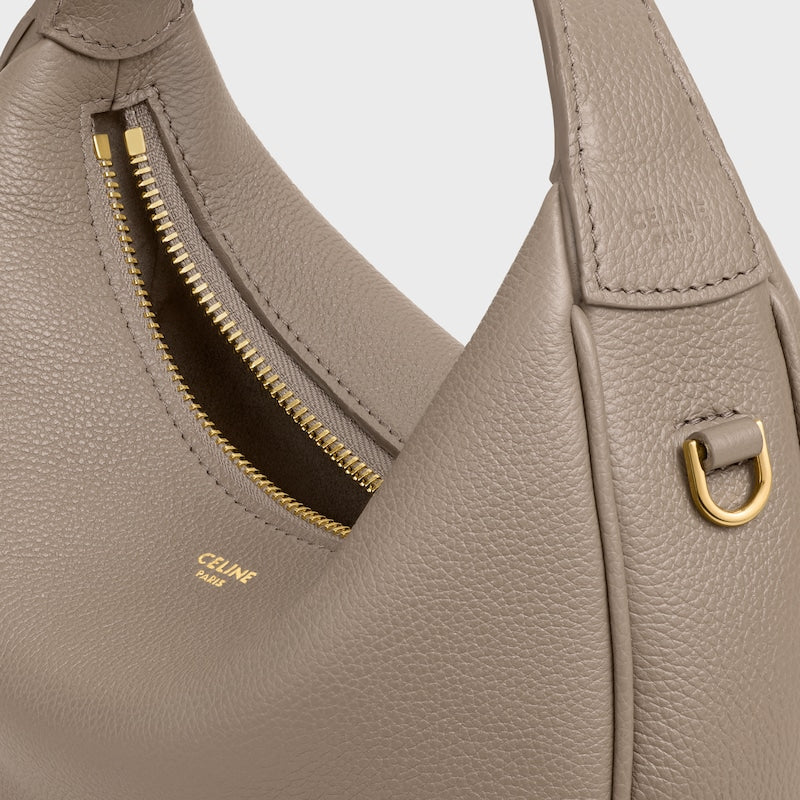 Celine Inspired Teen Lulu Bag in Grained Calfskin