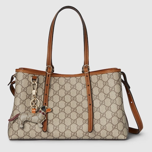 GG Inspired Emblem medium tote bag