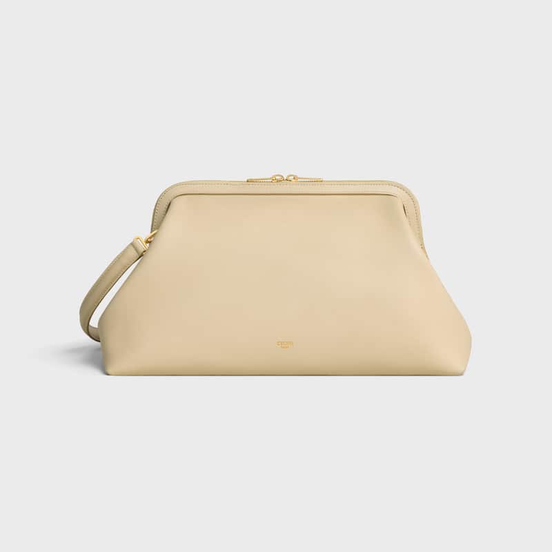 Celine Inspired Doctor's Pouch in Supple Natural Calfskin