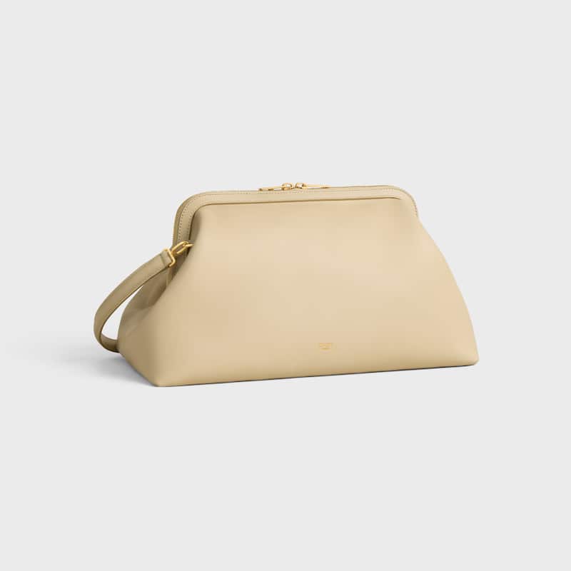 Celine Inspired Doctor's Pouch in Supple Natural Calfskin