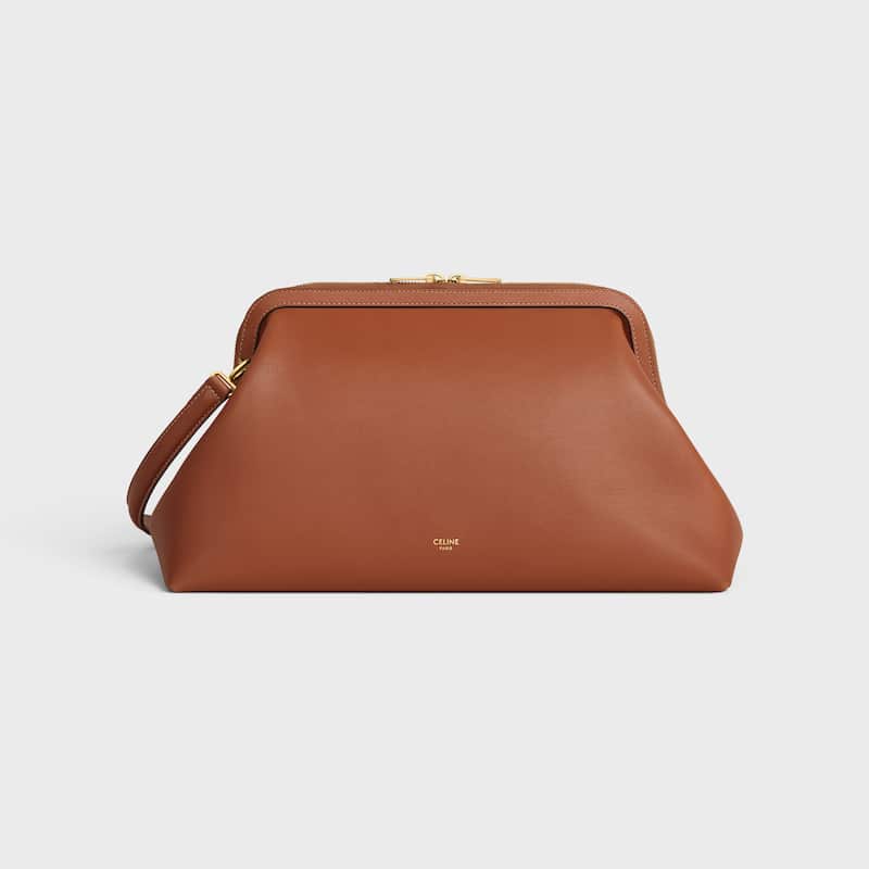 Celine Inspired Doctor's Pouch in Supple Natural Calfskin