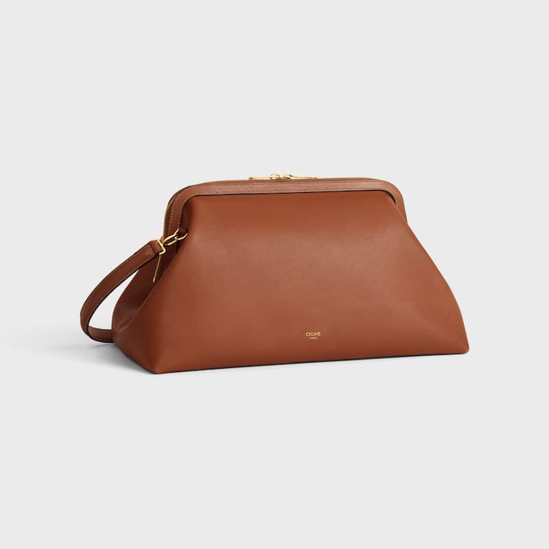 Celine Inspired Doctor's Pouch in Supple Natural Calfskin