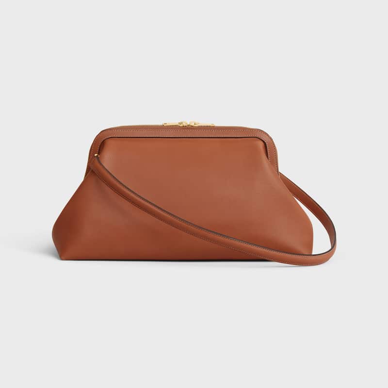 Celine Inspired Doctor's Pouch in Supple Natural Calfskin