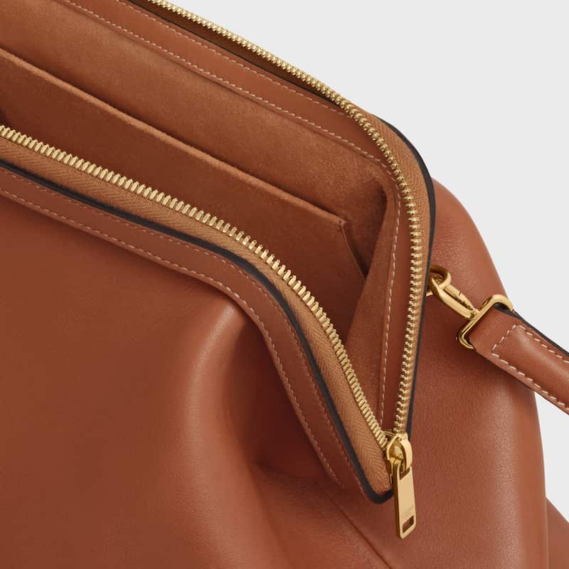 Celine Inspired Doctor's Pouch in Supple Natural Calfskin