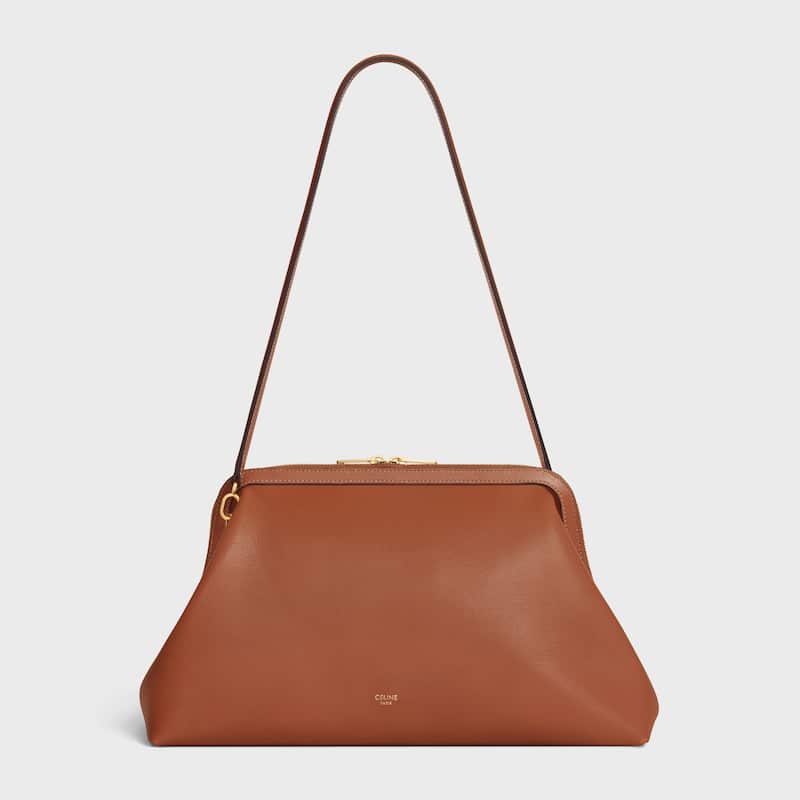 Celine Inspired Doctor's Pouch in Supple Natural Calfskin