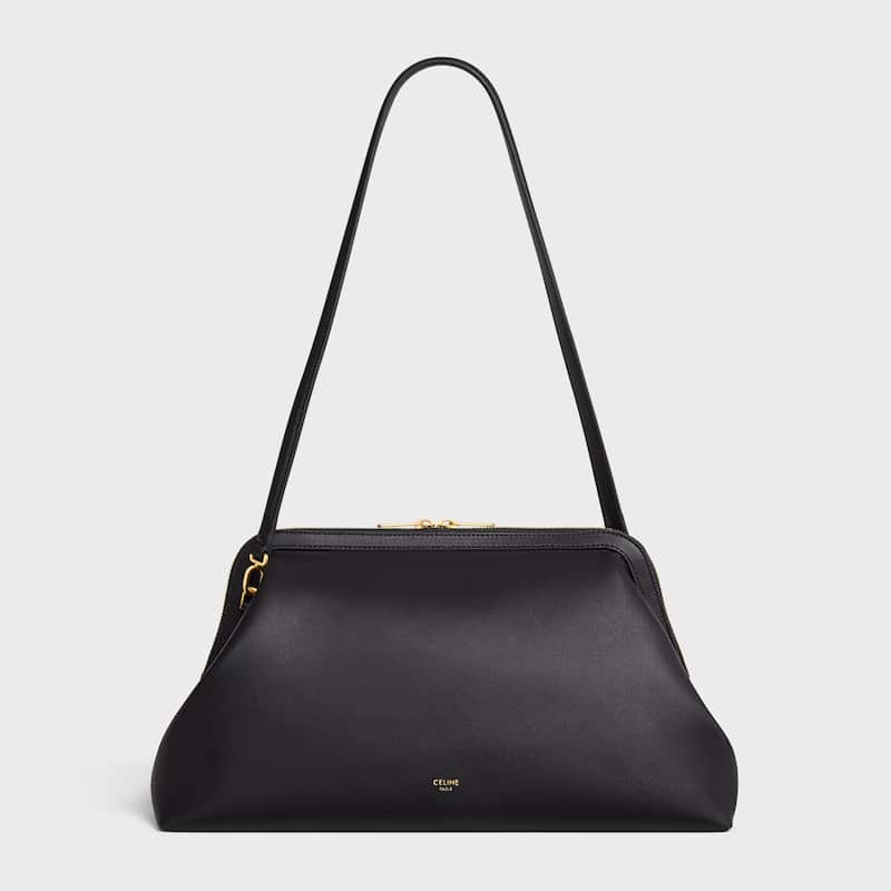 Celine Inspired Doctor's Pouch in Supple Natural Calfskin