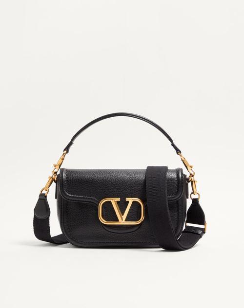 Valentino Inspired Garavani Alltime Grainy Calfskin Shoulder Bag