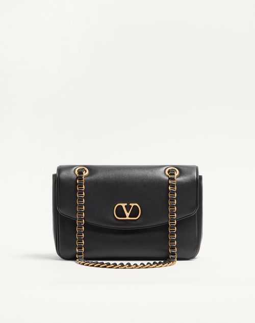 Valentino Inspirerd Garavani Djuna Medium Chain Bag In Nappa Leather