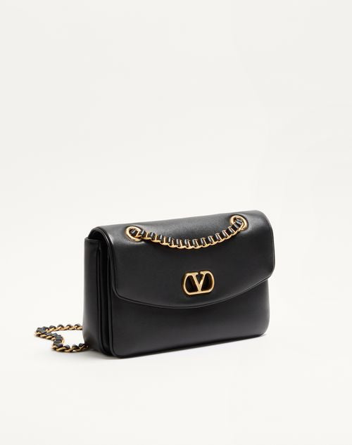 Valentino Inspirerd Garavani Djuna Medium Chain Bag In Nappa Leather