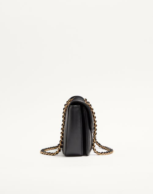 Valentino Inspirerd Garavani Djuna Medium Chain Bag In Nappa Leather