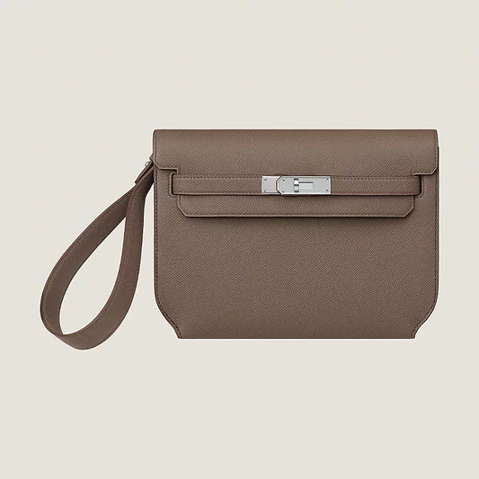 Hermes Inspired Kelly depeches 25 pouch