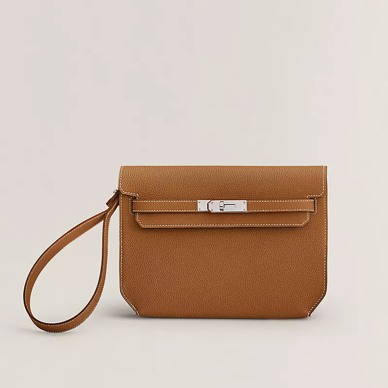 Hermes Inspired Kelly depeches 25 pouch
