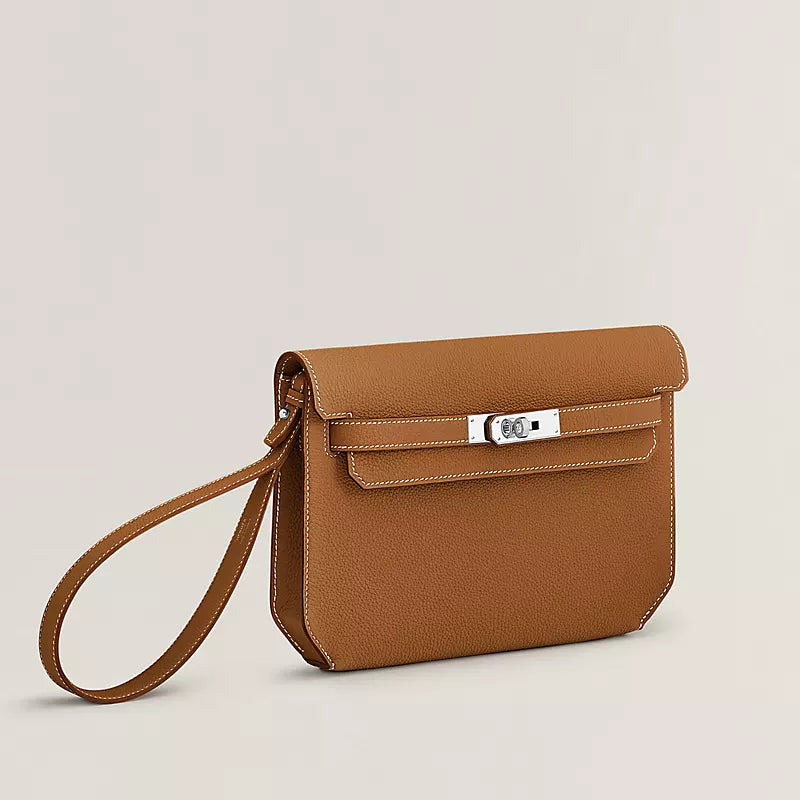 Hermes Inspired Kelly depeches 25 pouch