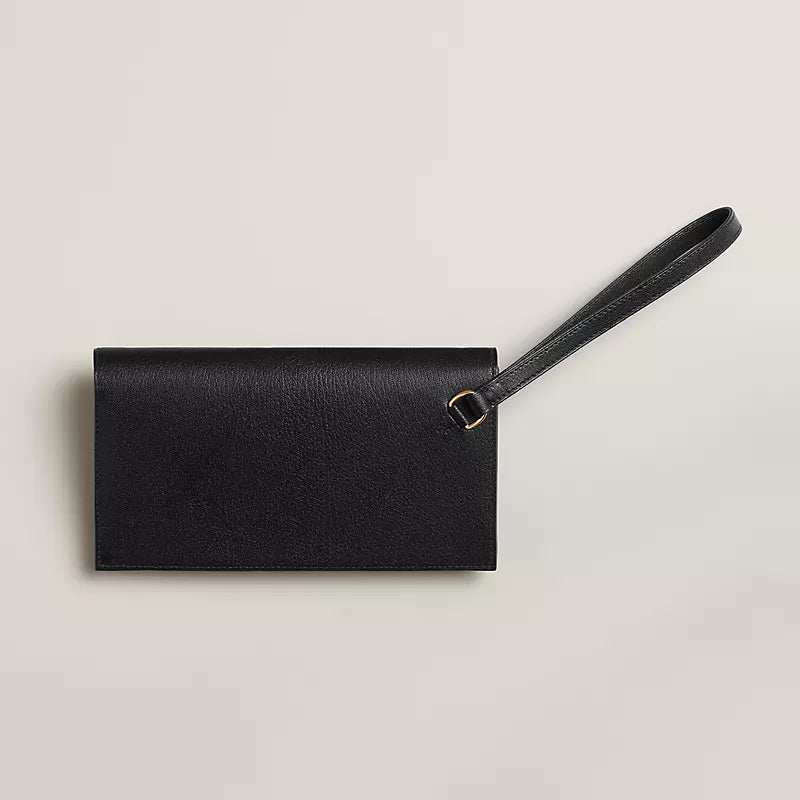 Hermes Inspired Kelly Pocket Long wallet