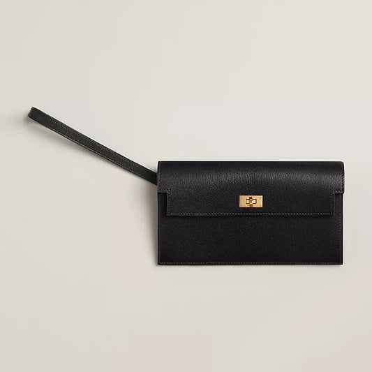 Hermes Inspired Kelly Pocket Long wallet