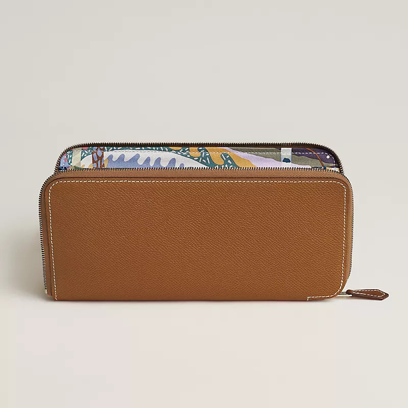 Hermes Inspired Silk'In Classique long wallet
