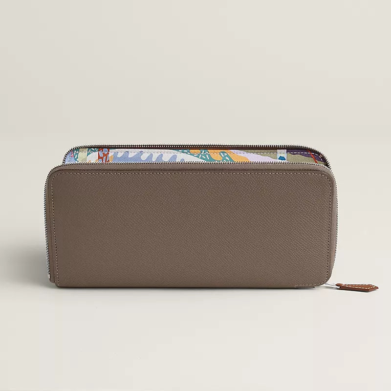 Hermes Inspired Silk'In Classique long wallet